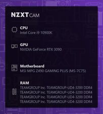 Nzxt prebuilt gaming pc with accessories  picture