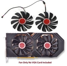Cooler Fans for XFX RX580 RX584 RX588 RX590 CF1010U12S/FDC10U12S9-C 95mm picture