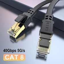 Cat 8 RJ45 Ethernet Cable Super Speed 40Gbps Patch LAN Network Gold Plated Lot picture