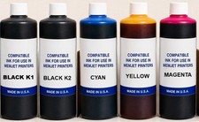 5 x NEW COMPATIBLE BULK INK REFILL FOR Memjet VP600 label printer c-y-m-k1-k2 picture