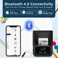 Phomemo M120 Portable Mini Thermal Label Maker Bluetooth Mobile Printer Wireless picture