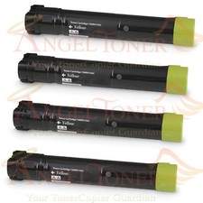 4pcs Yellow Toner Cartridge High Capacity For Xerox Phaser 7800 Series 106R01565 picture