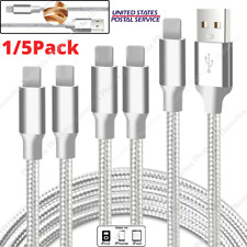 1/5Pack 6Ft Fast USB Charger Cable For iPhone 13 12 11 XR 8 7 6 5s Charging Cord picture