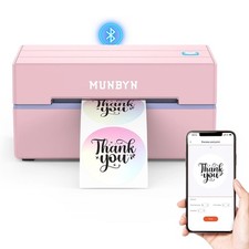 MUNBYN Bluetooth 4x6 Shipping Label Printer Thermal Label Printer for USPS FedEx picture