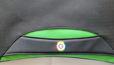 Google Logo Padded Laptop Tablet Sleeve Zipper Case Black Green For 15” picture