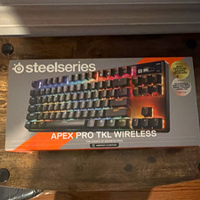 SteelSeries Apex Pro TKL Wireless Black RGB Keyboard Adjustable Actuation QWERTY picture