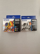 2026-27 GENUINE SET OF EPSON 202XL BLACK / 202 TRI-COLOR INK picture