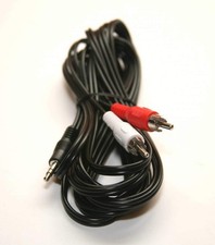 3.5mm STEREO JACK M to Dual RCA M 12FT Cable picture