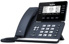 Yealink SIP-T53W VoIP Phone WiFi 12 Line Gigabit PoE USB Black picture