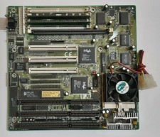 Shuttle HOT-555 Ver.1.41 Socket 7 ISA Retro Motherboard + Pentium 133MHz + 32MB picture
