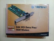 TRENDnet TFM-PCIV92A 56K High Speed Internal PCI Modem Data/Fax/Voice NEW Box picture