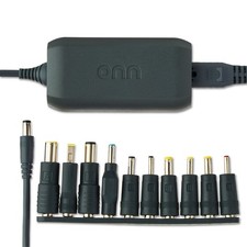 onn 65W Laptop Charger with 10 Interchangeable Tips, 10ft Power Cord,for HP,Dell picture