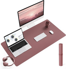 Ysagi Non-Slip Leather Desk Pad L Size, Waterproof Laptop Computer Desk Keyboard picture
