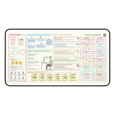 Productivity Desk Mat with 2026 Calendar | Large Neoprene Mouse Pad | 2 Sizes picture