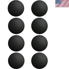 Anti-Slip Replacement Rubber Feet Set for MacBook 8 Pcs - Black 0.7 Inch picture