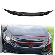 Front Hood Bumper Upper Trim Nose Cover Compatible with 2016-2021 Honda Civic picture
