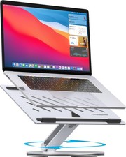 YICOSUN Laptop Stand for Desk, 360° Rotating Height Adjustable Computer Stand... picture