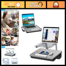 Lightweight Lap Desk with Foldable Stand for Laptops up to 15.6