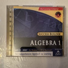 The Learning Company Success Builder Algebra 1 CD for Windows 3.1/95 Mac English picture