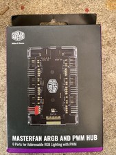 ARGB and PWM Fan HUB,6 Ports for Addressable RGB Lighting,1 to 6 Multi Way Ma... picture