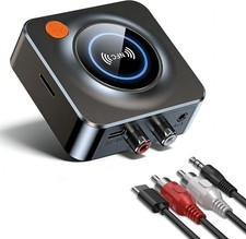 Bluetooth Receiver – RCA & 3.5mm AUX, NFC Quick Connect, TF Card, 33 ft Range... picture