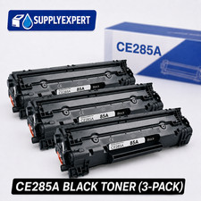 3PK 85A CE285A Black Toner Cartridge Compatible with HP MFP M1217NFW P1102W picture