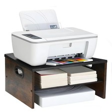 2 Tier Desktop Printer Stand,Multi-Purpose Desk Organizer picture