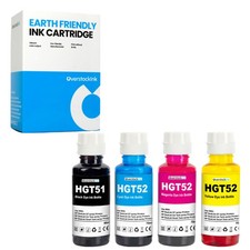 OSI Compatible Black Color Ink Bottles Lot fits HP GT51 GT52 DeskJet Ink Tank picture