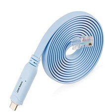 USB-C Cisco Console Cable,OIKWAN 6ft USB Type C 6 ft 1-Pack, Blue usb-c picture