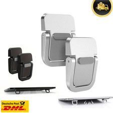 Mini Laptop Stand Set of 2 Self Adhesive Foldable Notebook Riser Ergonomic picture