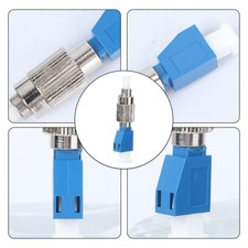 Reusable Lc to Fc Converter Hybrid Fiber Adapter Blue High Precision picture