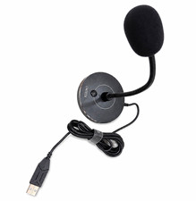 CMTECK USB Gooseneck Desktop Stand Microphone with Mute Button, Black picture