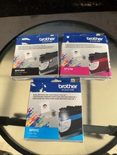 Brother Genuine SUBLIMATION INK CARTRIDGES SP01 BLACK/MAGENTA/BLUE Set of 3. picture