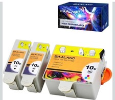 Compatible Kodak 10XL 10B 10C Combo Ink Cartridges 3 Pack (2 Black, 1 Color) ... picture