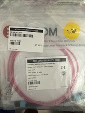 Lot 5 FS MTP/MPO Fiber Patch Cable 12 Fibers MTP OM4 50/125 Multimode Trunk 1.5M picture