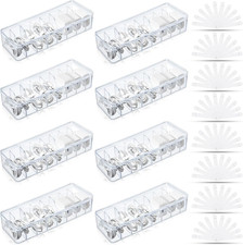 Cord Organizer Box with Lid, Clear, 2 Pack picture
