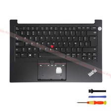 Belgian Backlit Palmrest Keyboard for Lenovo Thinkpad E14 Gen2 Gen3 Gen4 picture