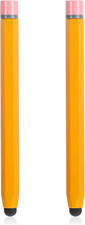 2 Pcs Smart Board Pen Yellow High Sensitivity Precision Stylus 2 in 1 picture