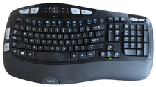 Logitech K350 Comfort Wave Ergonomic Wireless Keyboard No USB Reciever picture