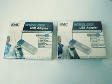 2 SMC smcwusb-g 802.ll b/g EZ Connect 2.4 ghz Wireless Adapter New Sealed picture