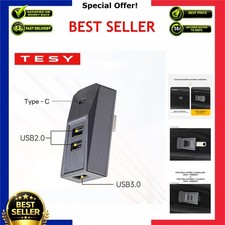 TESY Glovebox USB Hub for Tesla Model Y Juniper Model 3 Highland 4-in-1 Type-C picture