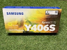 Samsung CLT-Y406S Yellow Toner Cartridge C41x CLX-330x CLP-36x NEW Genuine OEM picture