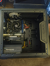 newly built Cooler Master Tower Desktop PC AMD Ryzen RX 560 16GB RAM Win 11  picture