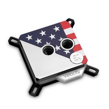 EKWB EK-Quantum Velocity Honor Intel CPU Water Block, Stars & Stripes Edition picture