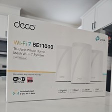 TP-Link - Deco 7 Pro BE11000 Tri-Band Wi-Fi 7 Whole Home Mesh - 3 Pack picture