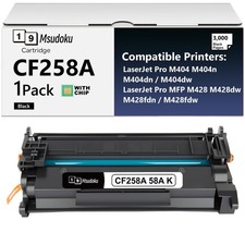 CF258A CF258X 58A 58X Toner WITH CHIP for HP LaserJet Pro M404dw MFP M428fdw lot picture