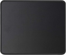 JIKIOU Mouse Pad With Stitched Edge Perfect Size-10.2x8.3in Black picture
