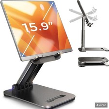 LISEN Stands iPad Stand Tablet Holder Desk Kindle Accessories Black 1 picture