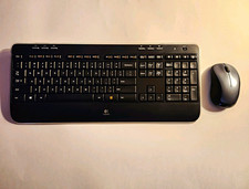 Logitech K520 Wireless Keyboard & Mouse Bundle USB Receiver Multimedia Keys picture
