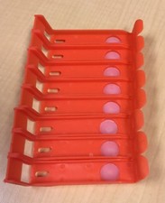 Canon CLI-42 CLI-8 BCI-6 CLI-65 Orange Cartridge Clip Cover - Storage / Lot of 8 picture